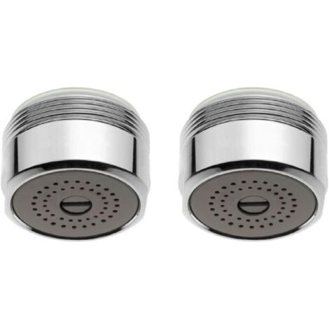 Grifo ahorrador de agua, macho/hembra, 24 mm, para fregadero. Reduce el consumo de agua entre un 30 y un 80 % (M24 macho).