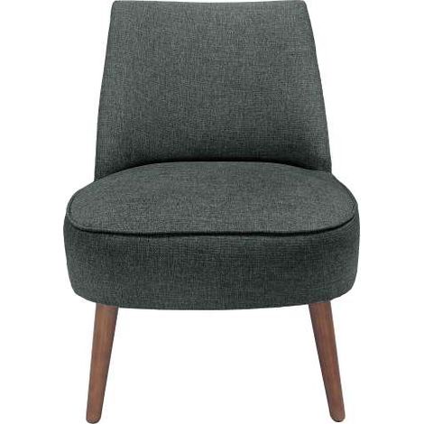 Domo Mea Poltroncina Luna Grigia 57x70x74 cm - Seduta Imbottita Interna (1/5)