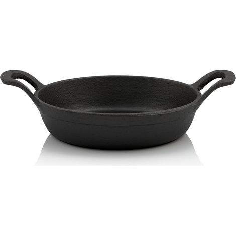 BBQ-Toro Gusseisen Servierpfännchen, 1 Stück, Ø 16 cm, rund, Gusspfanne, Bratpfanne