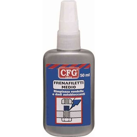 Sigillante per raccordi idraulici CFG – Frenafiletti Medio 50 ml (1/5)