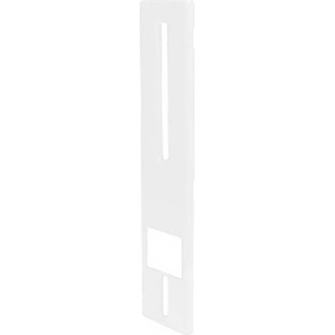 PLACCA P/AVVOLGITORE UNIVERSALE IN ABS BIANCO