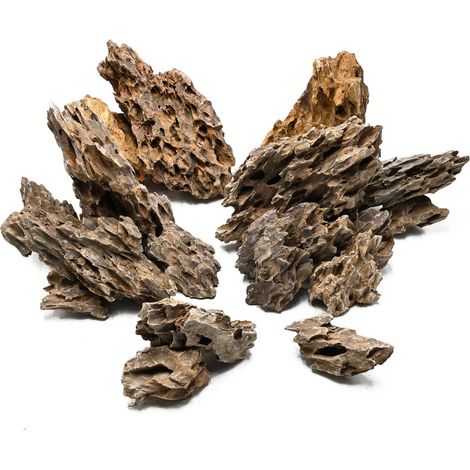 Pierre de Dragon Naturelle pour Aquariophilie, Décoration d'Aquarium et Terrarium, Roches pour Aquascaping Crevettes et Poissons (1/5)