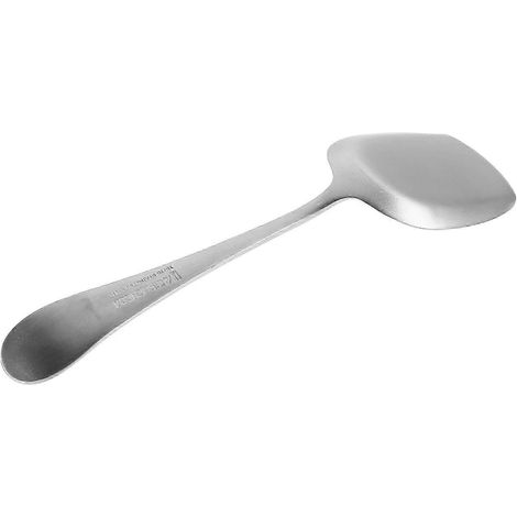 Cuillère carrée en acier inoxydable, style européen, idéale pour la cuisine, les camping-cars et autres véhicules. Dimensions : 24 x 6,7 x 0,5 cm. Compatible lave-vaisselle. 1 pièce. (1/5)