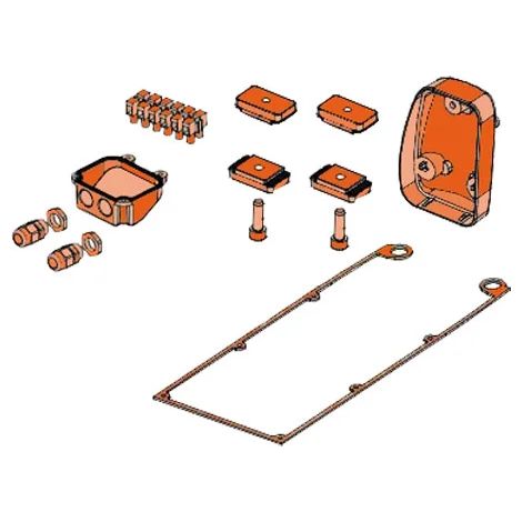 FAAC 63003351 Petites pièces pour moteur d'actionneur 413 415 Pièce de rechange (1/3)