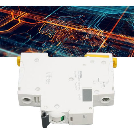Disjoncteur pneumatique IC65N 230 V/400 V CA, 1P63A (1/5)