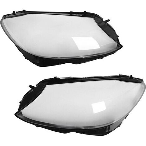 Clear polycarbonate cover for left front headlight of car, clear headlight housing compatible with Mercedes-Benz (1/5)