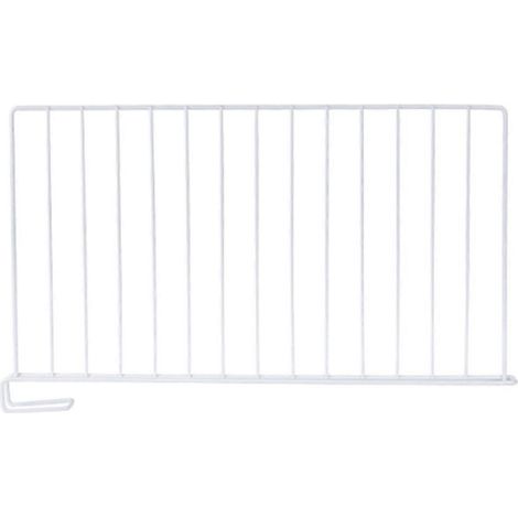 Séparateur de placard vertical en fer, organisateur de vêtements, séparateur de penderie pratique, blanc (1/5)