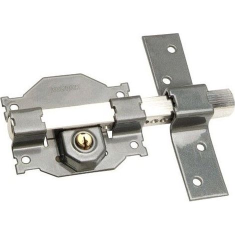 Wolfpack – Verrou à deux entrées – Clé des deux côtés – Pêne de 183 mm en acier – Cylindre rond de 50 mm – Compatible ouverture gauche/droite (1/5)