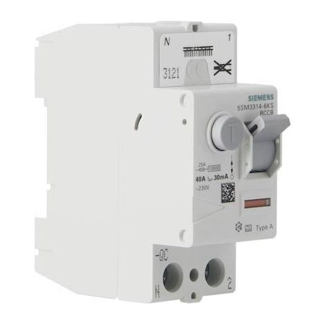 SIEMENS Interrupteur Différentiel Auto 30mA 40A Type A (1/2)