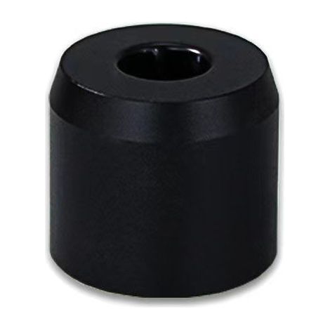 Lot de 2 supports de rasoir en alliage, diamètre d'ouverture de 13.5 mm, support de rasage pour homme pour comptoirs de salle de bain, compatible avec rasoir chauffant (noir) (1/5)