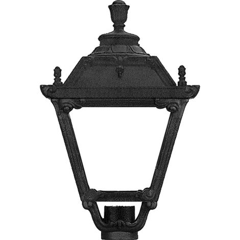 Luminaria para poste INDURA MEDIUM 4 IP65 GX53 530mm Negro