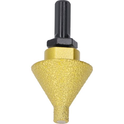 Fraise à chanfreiner diamant Ø38 mm agrandissement perçage ébarbage meulage avec tige adaptateur M14 (1/5)