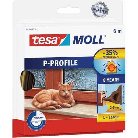 Burlete pta/vent.  9mmx06mt adh "p" cau marr tesa moll tesat (1/4)