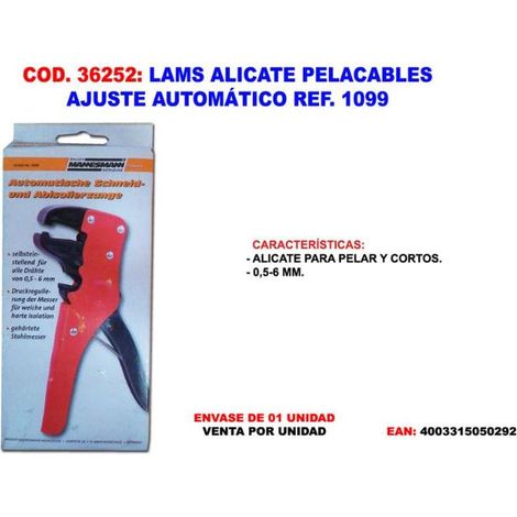 Alicate pelacables LAMS con ajuste automático