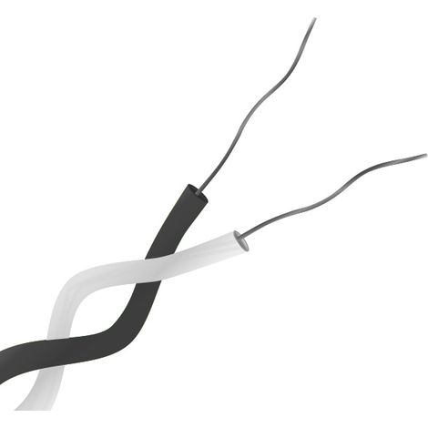 Câble pour thermocouple type J RS PRO, 10m, Blindé, temp. max. +260°C, gaine PFA ( Prix pour 1 )