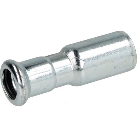 Raccord à sertir acier C réduction 18 x 12 mm M/F contour M