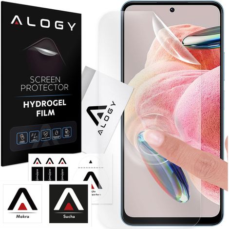 Pellicola protettiva in idrogel per Xiaomi Redmi Note 8/ 8T/ 8 Pro/ 9/ 9S/ 10/ 10 Pro/ 11/ 11S/ 12/ 12 Pro - Alogy Hydrogel Film. (1/4)