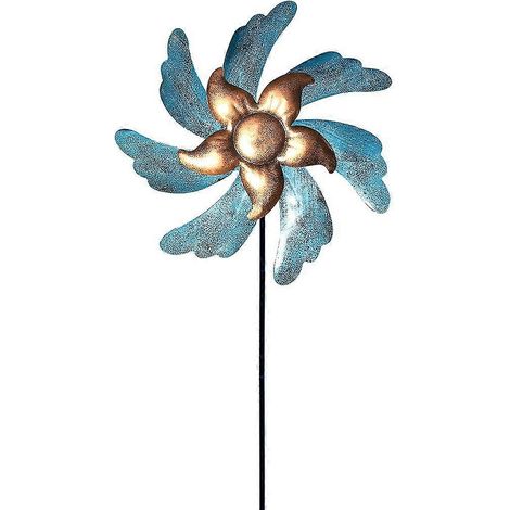 Moulin à vent anti-oiseaux, grande sculpture éolienne pour intérieur et extérieur, décoration de jardin, terrasse, cour et pelouse (1/5)