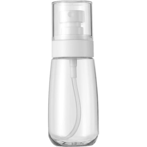 Botella pulverizadora recargable de PETG PP, color blanco, 30 ml. (1/5)