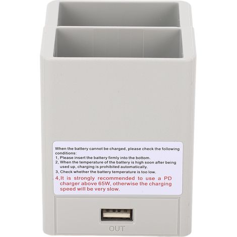 Chargeur Bidirectionnel USB avec Indicateur de Niveau Batterie pour Drone DJI Mini 3 Pro (1/5)