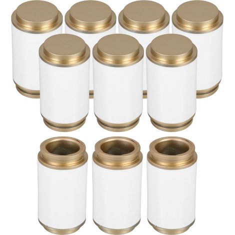 Lot 10 Embouts Décoratifs Tringles 28mm, accessoires faciles installer cuisine/chambre/sdb/salon (1/4)