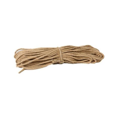 Corda di iuta naturale 14 mm x 10 m, ideale per giardinaggio, progetti fai da te e tiragraffi manuali per gatti. (1/5)