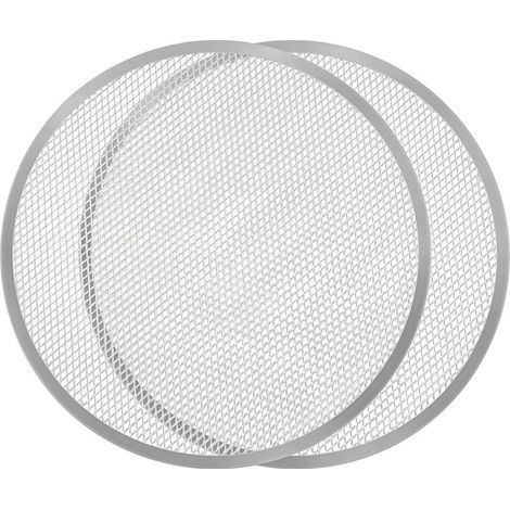 Lot de 2 plaques de cuisson perforées pour pizza 40 cm – Alliage aluminium antiadhésif – Cuisson rapide et uniforme – Adapté four gaz et électrique (1/5)