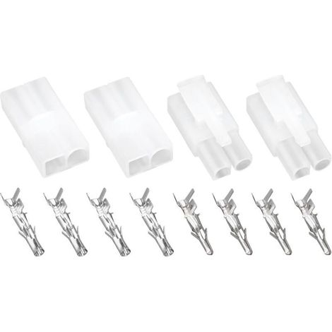 2 Pack Battery Charger Electrical Cable Connectors Compatible with Optimate Terminals Male and Female Connectors