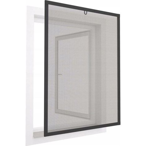 easy-life Moskitiera Okno Alu moustiquaire anthracite 130x150 cm (1/3)