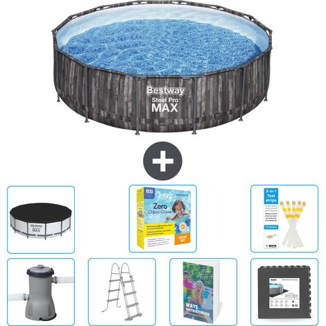 Bestway Steel Pro MAX Rund - 427x107 cm - 8-teilig S607