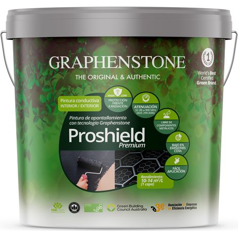 Pintura Conductiva de APANTALLAMIENTO Antiradiaciones PROSHIELD 4L (1/4)
