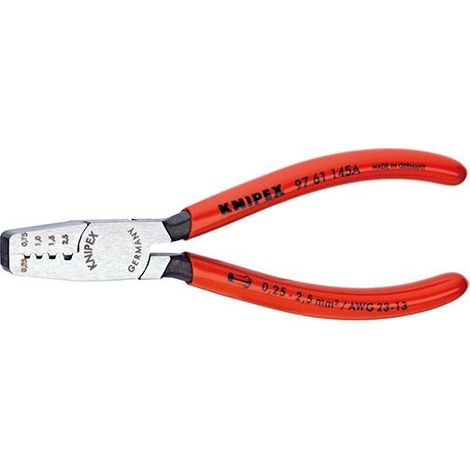 KNIPEX 97 61 145 A Crimpzange f. Aderendhülsen 145 mm (1/2)