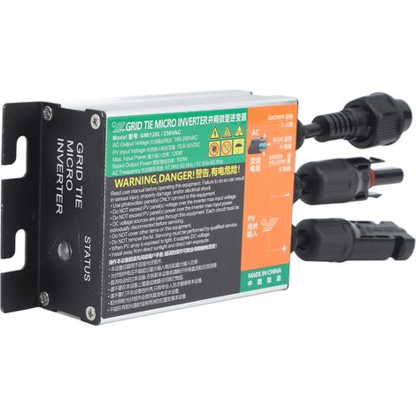 GMI Photovoltaik-Mikronetzwechselrichter 120W Reiner Sinus-Wechselrichter mit Inselnetzschutz AC220V (1/5)