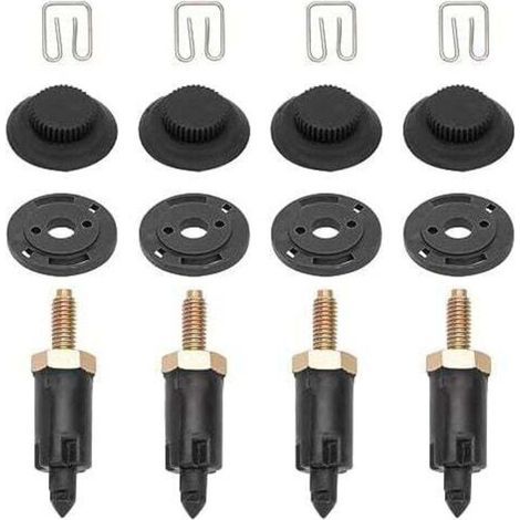 4-teiliges Motorabdeckungs-Befestigungsset für 2.0 HDI-Motoren in Berlingo, C4, C5, Xantia, Xsara, 206, 306, 307, 406, 607, 806 und Expert (Teilenummer 0137F6 13711) - Clips + Schrauben (1/5)