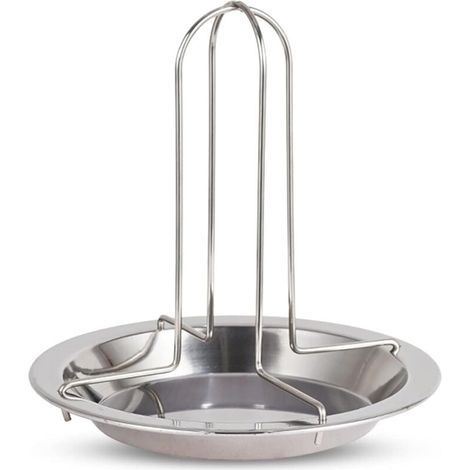 Hähnchengrillständer, Hähnchenschenkelhalter, Hähnchenhalter aus Edelstahl, antihaftbeschichtete Bratform für Hähnchen und Pute, Grill- und Backgeschirr, ideal für Camping im Freien