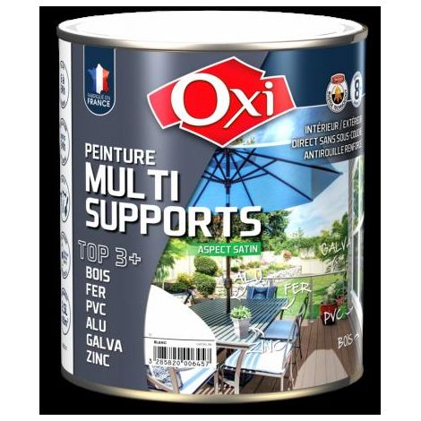 Oxi Top 3 pittura satinata marrone multiuso 3,08 kg
