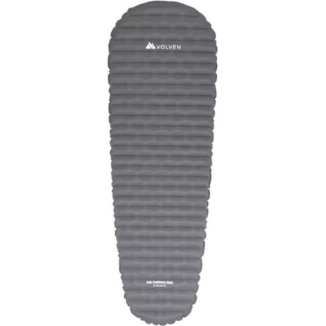 Volven Pro-Grey, Colchón Térmico de Aire Ligero y Compacto para Camping Expedición, Gris