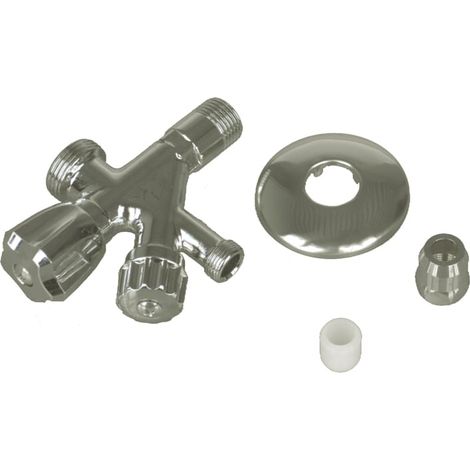 Universeel - robinet shell+raccordement lessiveuse - -