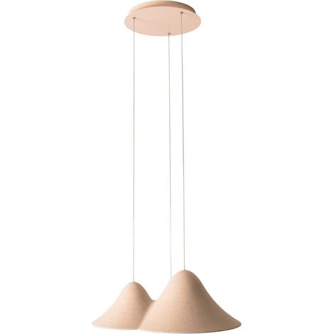 Suspension Bellmond triple crème feutre LED21W Maxlight (1/5)