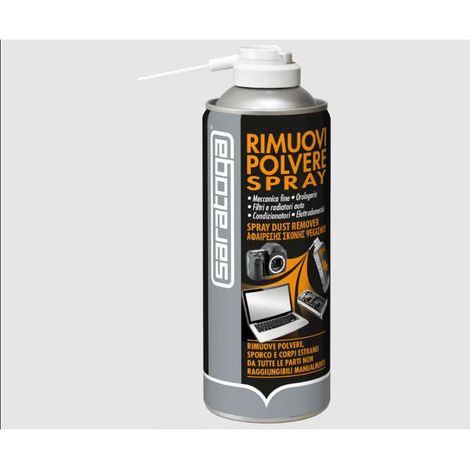 Rimuovi Polvere Spray 400 ml - Bomboletta ad Alta Pressione per Pulizia