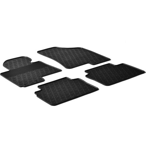 Set tappeti su misura in gomma - compatibile per  Hyundai ix35 (03/1012/15) -  Kia Sportage (09/1002/16)
