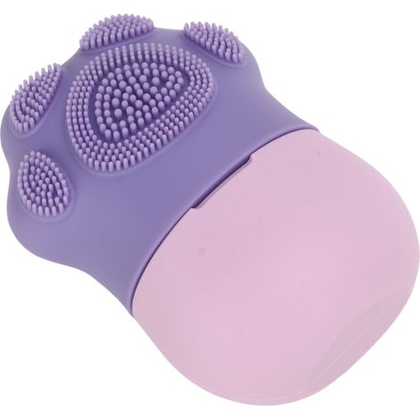 Eis-Gesichtsroller, wiederverwendbare Silikon-Form für Gesichtspflege, DIY-Gesichtspflege, lila Katzenkralle mit Kamm (1/5)