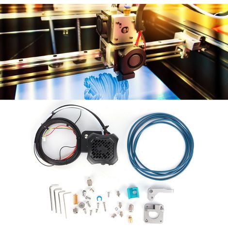 Komplettes Extruderdüsen- und Teflonschlauch-Set für Ender-3 v2 DC24V (1/5)