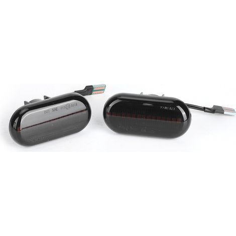 Dynamische LED-Seitenblinker mit sequenzieller Laufschrift für Renault Clio – gelbe Blinker (1/5)
