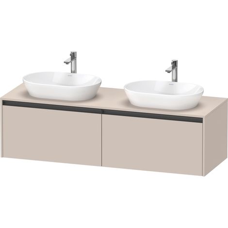 Duravit Ketho.2 bâti-support de lavabo en console, découpe du (1/2)