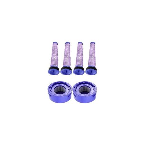 Filtro HEPA, compatible con filtros lavables de repuesto para aspiradoras Dyson V8 y V7. (1/2)