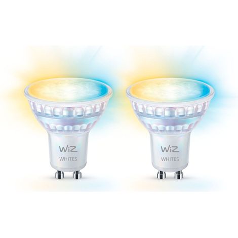 WiZ 8720169076709 LED EEK F (A - G) GU10 Reflektor 4.7 W Warmweiß bis Kaltweiß   2 St. (1/5)