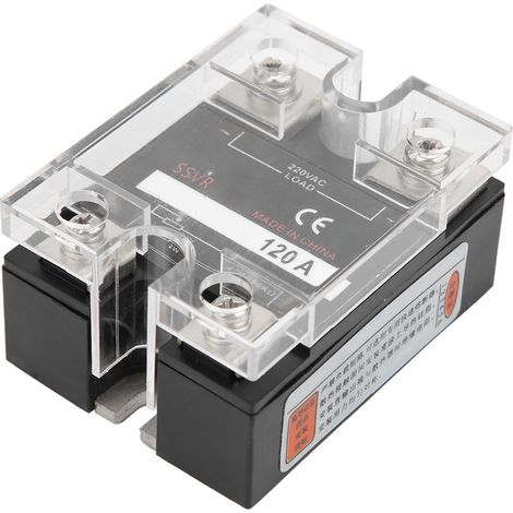 Régulateur de tension à semi-conducteurs BERM R 120 A, charge 470-560 kΩ, monophasé 220 V CA (1/5)