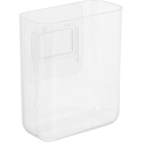 Boîte de rangement murale autocollante en plastique pour télécommandes, idéale pour les employés de bureau (12 x 10 x 5 cm, 1 unité). (1/5)
