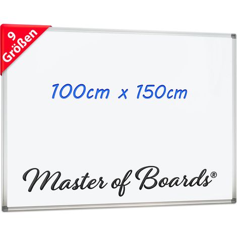 Whiteboard mit lackierter Oberfläche 100 x 150 cm